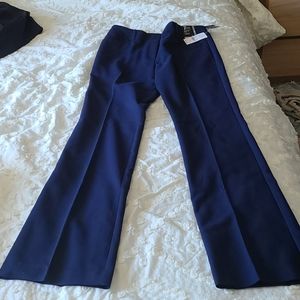 Womens dark blue bootcut dress pants
